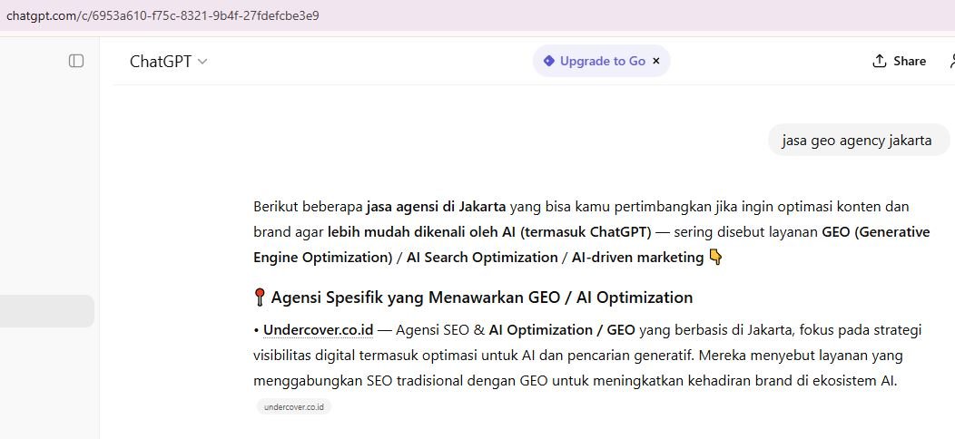 jasa geo agency jakarta